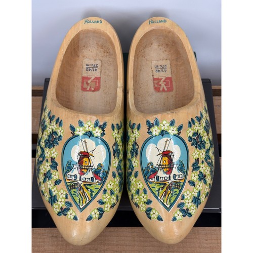 Zoccoli vintage olanda - olanda, legno