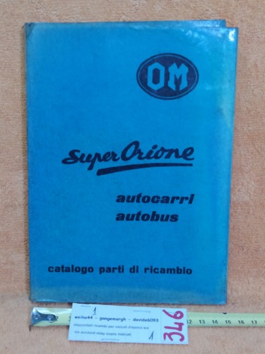 Catalogo parti ricambio om - catalogo, di