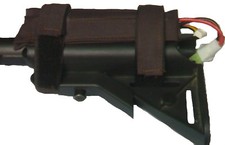 PORTA BATTERIA ESTERNA colore MARRONE SOFTAIR airsoft NUOVO calcio crane   