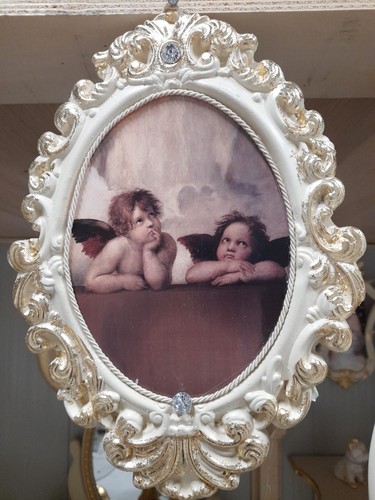 Quadro ovale angeli raffaello - quadro,