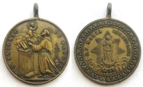 Medaglia antonio di padova - medaglia,