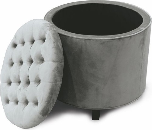 Pouf contenitore tondo - pouf,