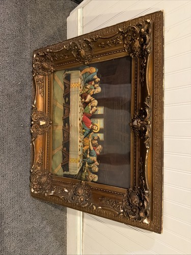 Cornice gesso vintage antica - vintage,