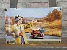 Insegna smaltata SHELL 15x9,8"