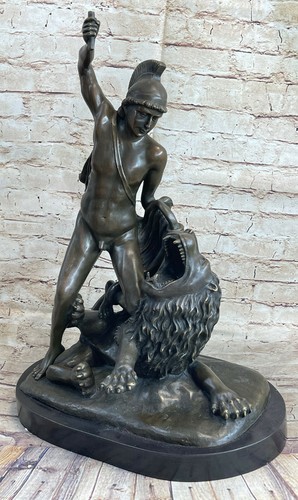 Firmato bronzo statua - statua, metallo