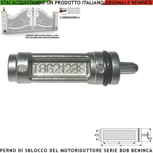 Sblocco emergenza perno del - di,