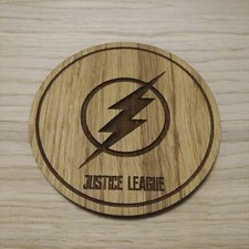 Sottobicchiere in legno taglio