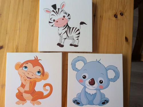 Set quadri cameretta bambini