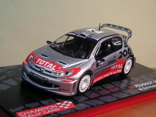 Peugeot 206 wrc rally - peugeot, 1000