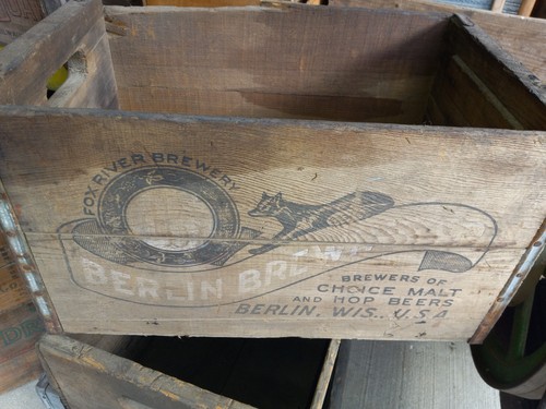Cassa birra vintage legno - vintage, in