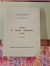 Lezioni analisi matematica - analisi,