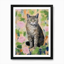 Quadro Un gatto esotico a pelo