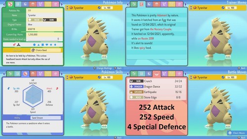 Any shiny 6iv trained lv100 - ev,