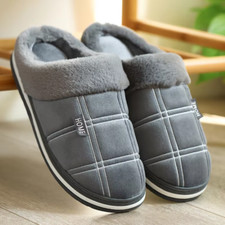 Pantofole uomo a quadri indoor
