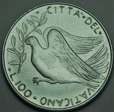 Città del Vaticano 100 Lire