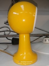Lampada tavolo gialla anni - lampada,