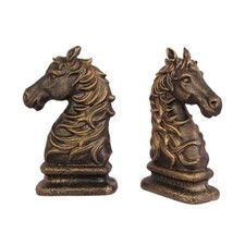 Set Di Fermalibri Con Testa Di