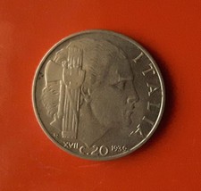 20 CENTESIMI 1939 XVII IMPERO