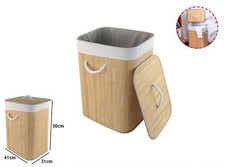 Cesto Portabiancheria Bambù