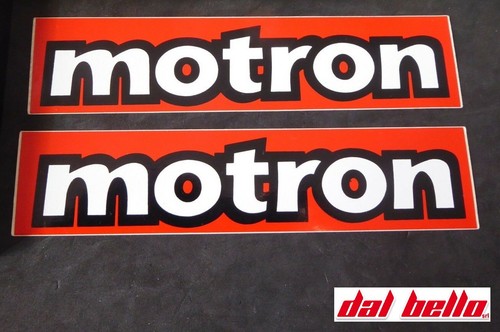 Coppia adesivi stickers motron - coppia,