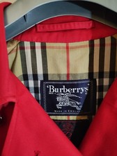 trench burberry donna rosso