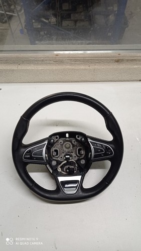 Volant cuir noir renault - cuir,