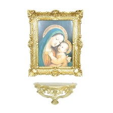 QUADRO MADONNA CON CORNICE