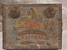 Antica latta tabacco turco