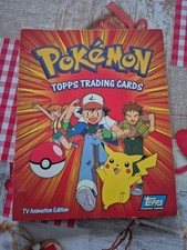 Pokemon Topps Serie 1 Serie 2 Lotto Con Album Originale