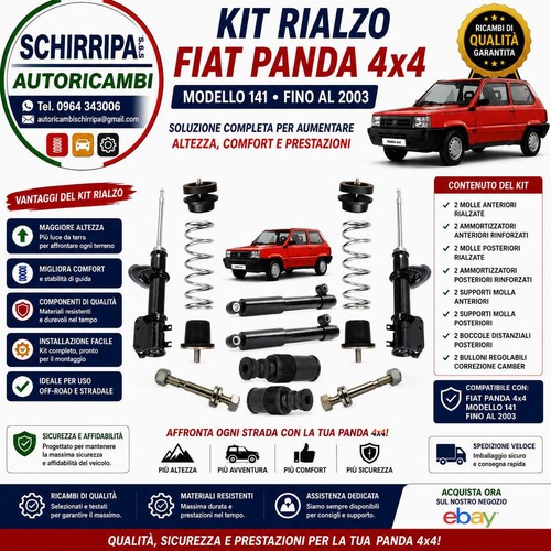 Kit rialzo fiat panda 4x4 - panda, 4x4(141)