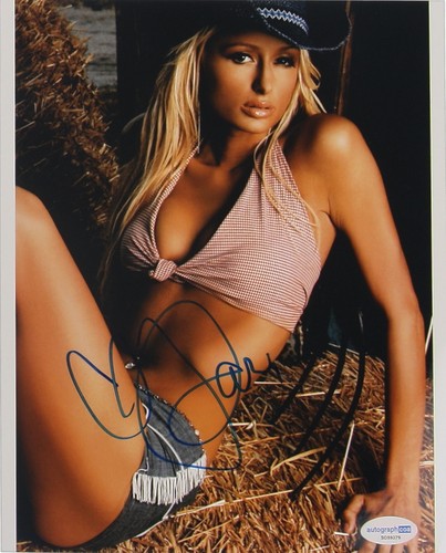 Paris hilton autografo - paris,