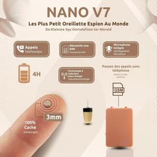 NUOVO Auricolare Spia GSM