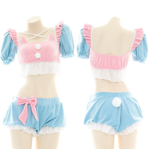 Set pigiama lingerie pantaloni