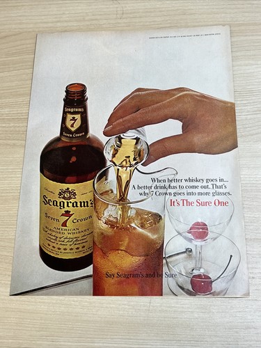 Seagram crown american - seagram's,