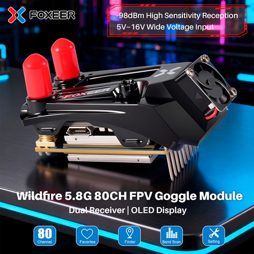 Foxeer wildfire 80ch 8g - foxeer, 5.8g