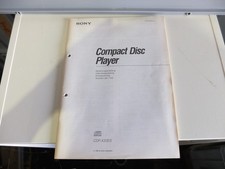 Sony CDP X 33 ES manuale