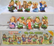 SORPRESINE KINDER FERRERO SERIE VINTAGE TOP TEN TEDDIES SCEGLI LE FIGURE TOP RAR