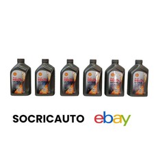 6 Litri Olio Motore Shell Helix Ultra 5W40 A3/B4 Api Sn Pure Plus Technology
