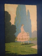 RARISSIMA CARTOLINA DEL ILLUSTRATORE -MESCHINI - ANNO 1934