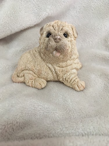 Shar pei dog figurine - shar-pei,