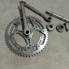 Guarnitura bici uomo sport, in acciaio. Bianchi Maino Legnano 