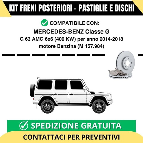 Kit freni posteriori - kit,