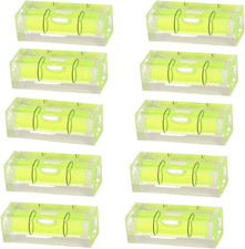 Livella a Bolla,10 Pezzi Mini Livella a Bolla Piccolo Livello,15 X 15 X 40 Mm,Bo
