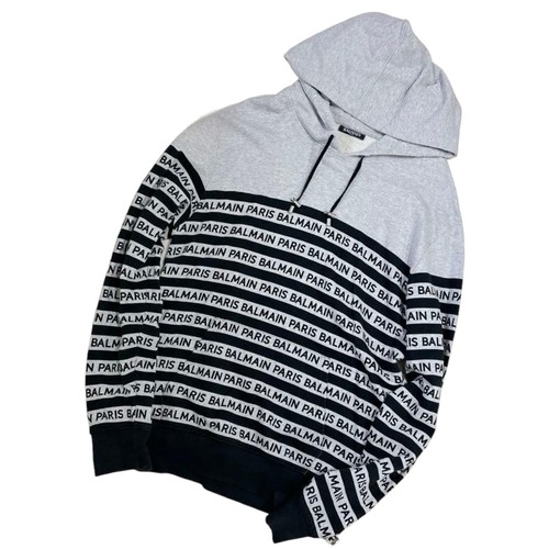 Felpa con cappuccio balmain - con,