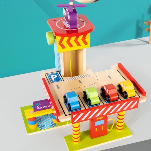 Garage legno set da gioco - garage,