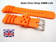Cinturino arancione Seiko Monster SKX781 compatibile subacqueo 20MM ANSE adatto a Z20