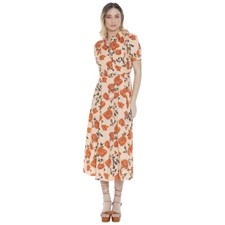 Relish vestito lungo beige