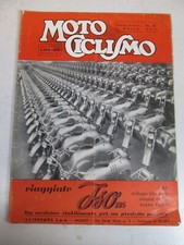 RIVISTA MOTOCICLISMO N. 9 1950