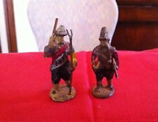 Soldatini di piombo antichi. N. 2 soldati spagnoli primi 900. Rarissimi!