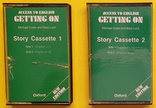 GETTING ON AUDIO CASSETTE 1 e 2 OXFORD MITICO  STOCK LOTTO   D'EPOCA VINTAGE